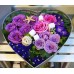 Heart of flowers gift box