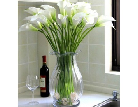 18 white calla