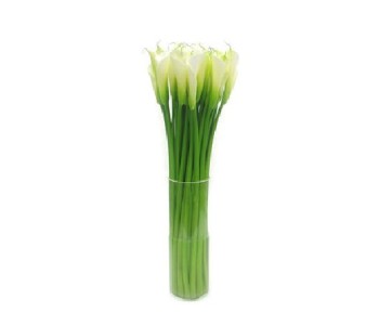 9 white calla