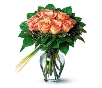 12 champagne roses