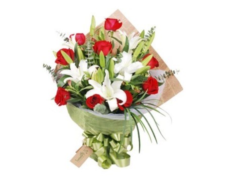 Rose and LIlies