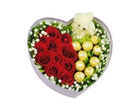 roses and chocolates