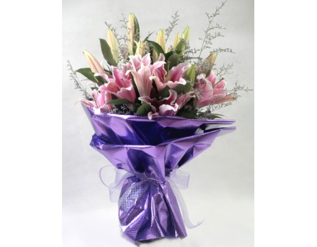 purple lilies