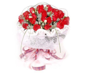 20 stem red roses