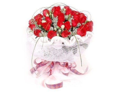20 stem red roses