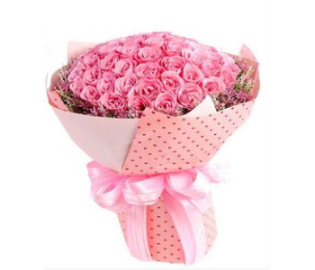 66 pink roses