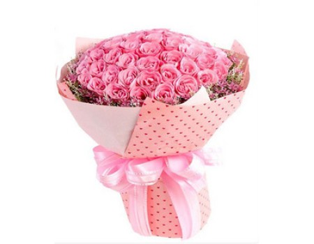 66 pink roses
