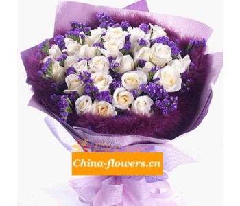 Lady -White roses