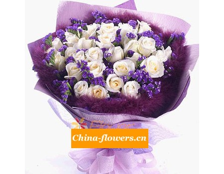 Lady -White roses
