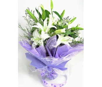 White lilies