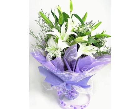 White lilies